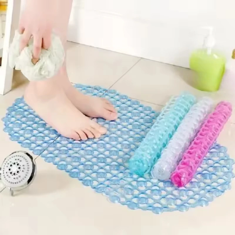 1pc PVC Anti-slip Durable Bath Mat with Suction Cup Soft Shower Mat Massage Anti-slip Bath Home Bathroom Accessories Large Size
1pc PVC Anti-slip Durable Bath Mat with Suction Cup Soft Shower Mat Massage Anti-slip Bath Home Bathroom Accessories Large Size