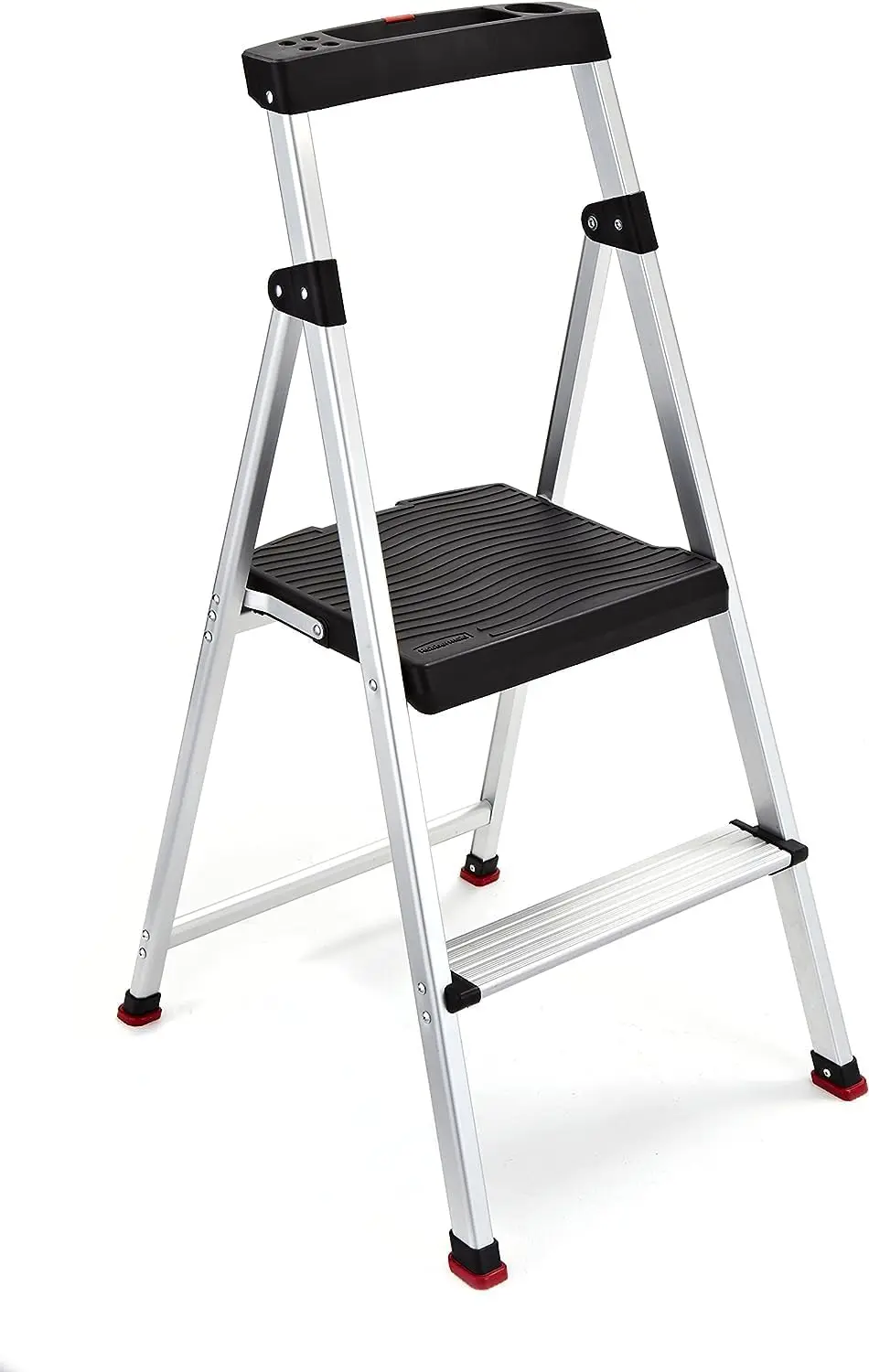 2-Step Ladder, Aluminum Lightweight Folding Step Stool With Project Top, Silver, Tested To Us Safety Standards, No Assembly
2-Step Ladder, Aluminum Lightweight Folding Step Stool With Project Top, Silver, Tested To Us Safety Standards, No Assembly
