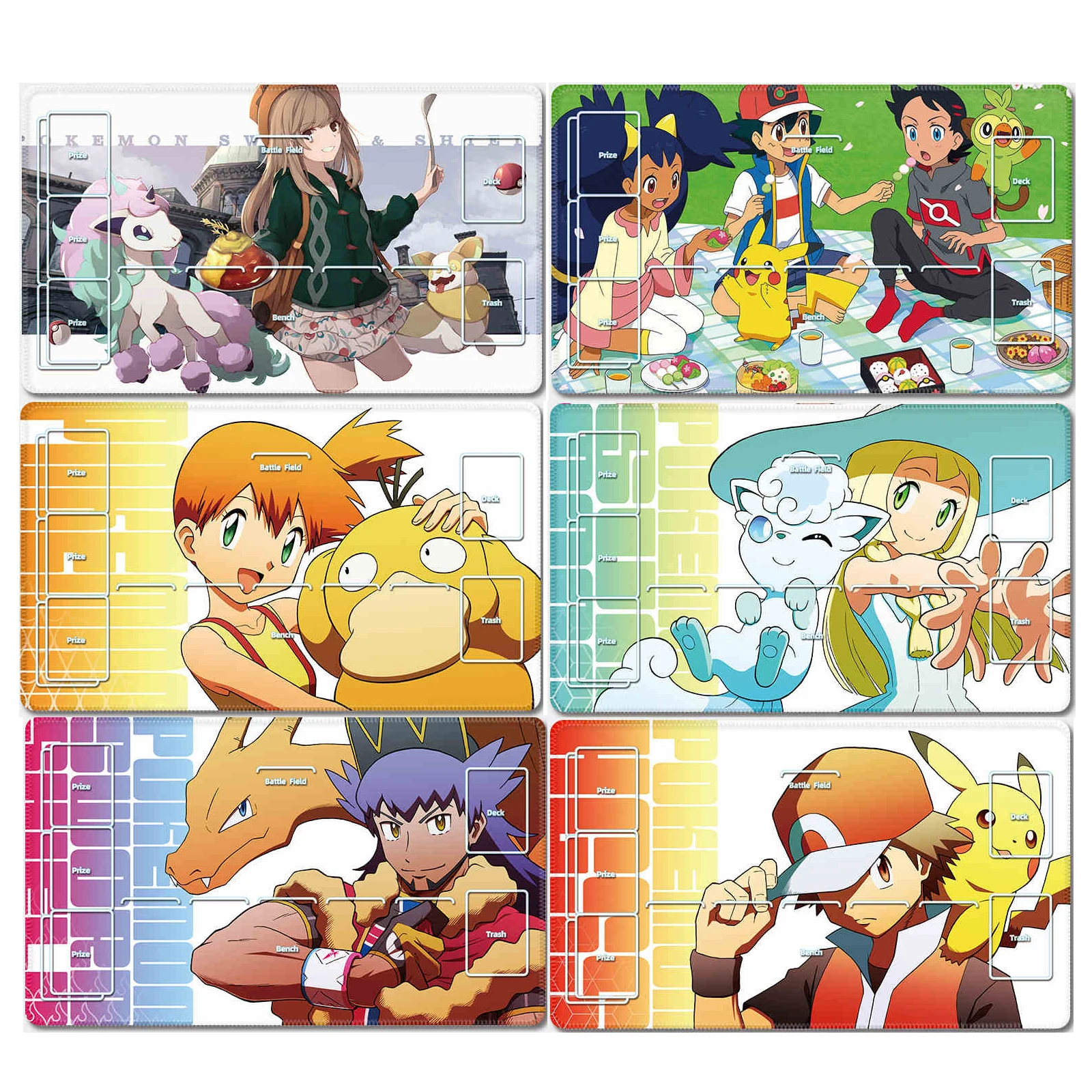 600X350X2 мм Diy Self Made PTCG Trainer Charizard Card Battle Mat Lillie Player Настольная игра Карточный боевой настольный коврик Аниме Подарок
600X350X2 мм Diy Self Made PTCG Trainer Charizard Card Battle Mat Lillie Player Настольная игра Карточный боевой настольный коврик Аниме Подарок