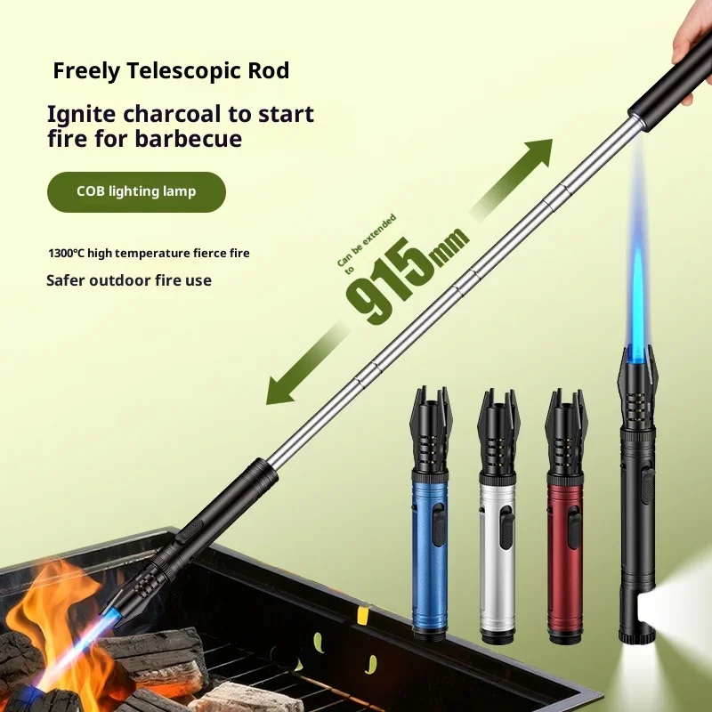 Новая удлиняющая свеча для барбекю, мощная металлическая газовая зажигалка, ветрозащитный турбо-кухонный фонарь, аксессуары для курения сигар, фонарик
Новая удлиняющая свеча для барбекю, мощная металлическая газовая зажигалка, ветрозащитный турбо-кухонный фонарь, аксессуары для курения сигар, фонарик