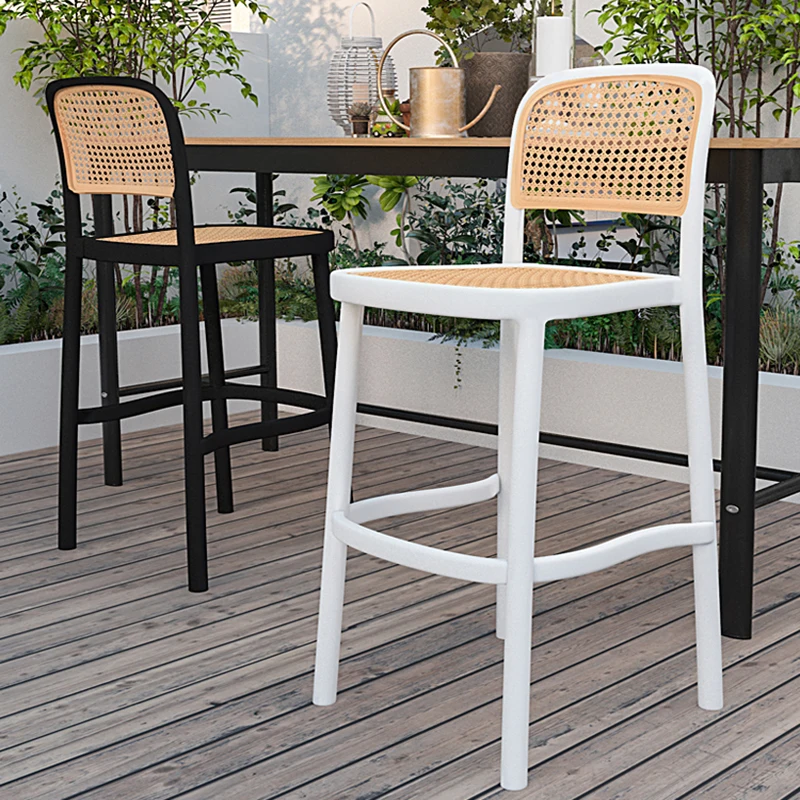 Modern Nordic Bar Chair Rattan Balcony Kitchen Island High Chair Living Room Office Cadeira De Manicure Garden Sets Furniture
Modern Nordic Bar Chair Rattan Balcony Kitchen Island High Chair Living Room Office Cadeira De Manicure Garden Sets Furniture
