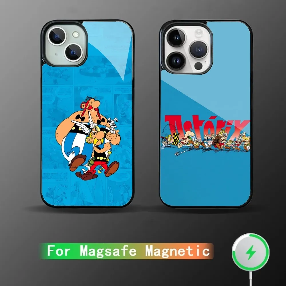 A-Asterix Cartoon O-Obelix Phone Case For IPhone 16 15 14 13 Pro Max 11 12 Mini Alex Mirror For Magsafe Wireless Charging Cover
A-Asterix Cartoon O-Obelix Phone Case For IPhone 16 15 14 13 Pro Max 11 12 Mini Alex Mirror For Magsafe Wireless Charging Cover