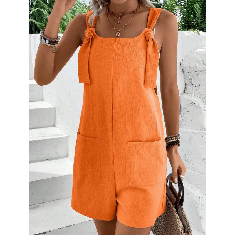 Women's Short Jumpsuit Strapless Bodysuit Fashionable All-Match Spring Season Four Seasons Wear Comfortable Breathable Material
Women's Short Jumpsuit Strapless Bodysuit Fashionable All-Match Spring Season Four Seasons Wear Comfortable Breathable Material