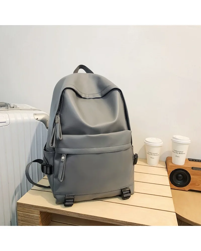 Textured backpack pu soft leather waterproof schoolbag female college student simple computer backpack girls white leather
Textured backpack pu soft leather waterproof schoolbag female college student simple computer backpack girls white leather