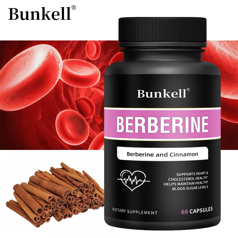 Berberine with Ceylon Cinnamon Capsules - Cardiovascular and Digestive Health, Supports Immune System, Antioxidant
Berberine with Ceylon Cinnamon Capsules - Cardiovascular and Digestive Health, Supports Immune System, Antioxidant