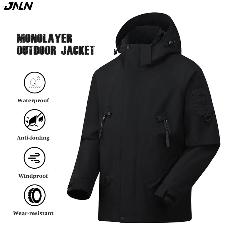 JNLN Unisex Waterproof Outdoor Jacket Windbreaker Rain Coat for Climbing Hiking Camping Trekking Men Women Windproof Breathable
JNLN Unisex Waterproof Outdoor Jacket Windbreaker Rain Coat for Climbing Hiking Camping Trekking Men Women Windproof Breathable
