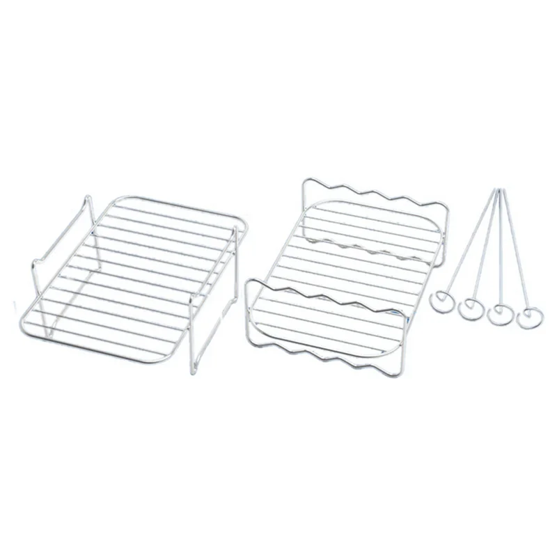 Air Fryer Rack for Dual Basket,Air Fryer Accessory Multi-Layer Rack,for Ninja Foodi DZ201 DZ40 Double Basket Air Fryer HY
Air Fryer Rack for Dual Basket,Air Fryer Accessory Multi-Layer Rack,for Ninja Foodi DZ201 DZ40 Double Basket Air Fryer HY