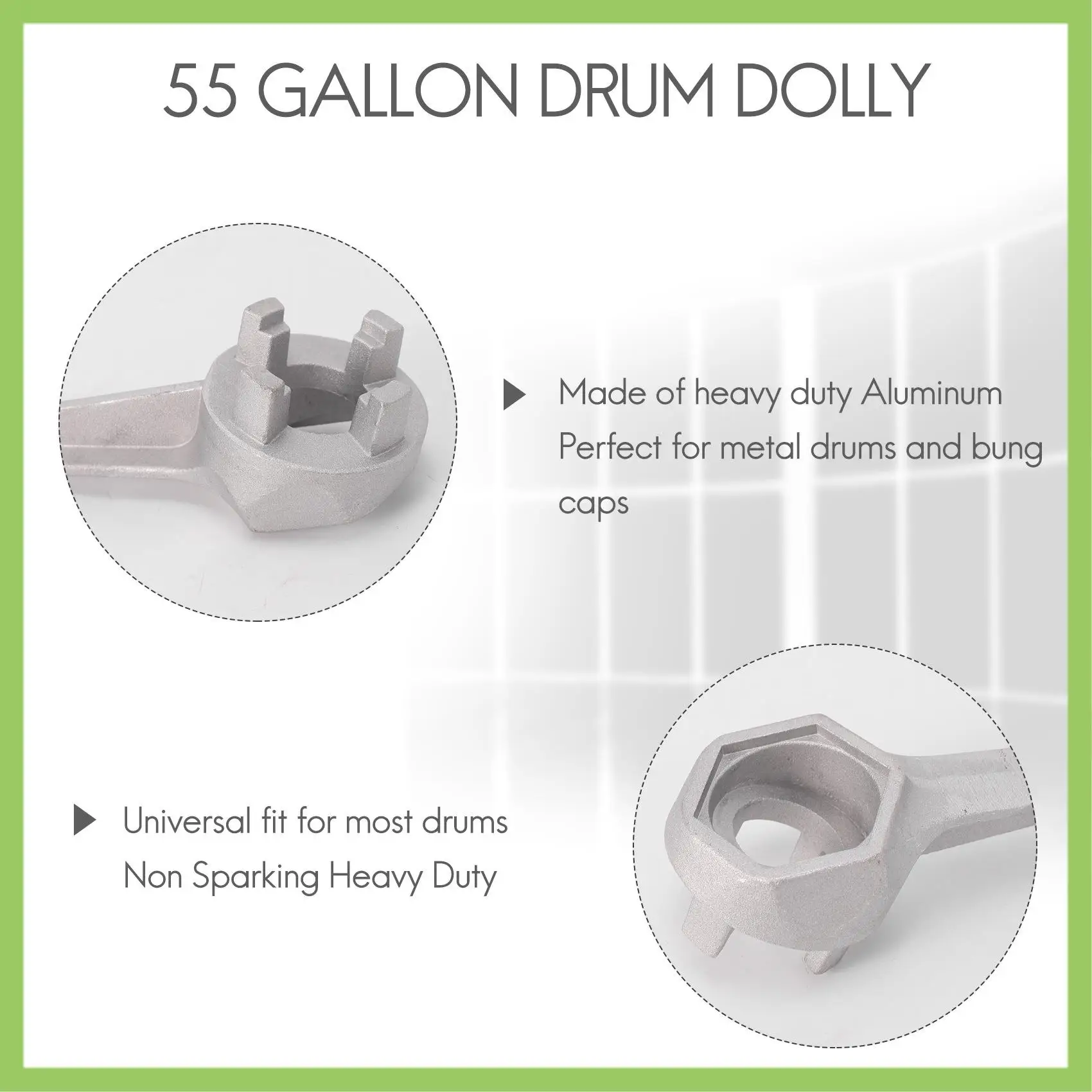 ABJT-Aluminum Wrench For Opening 10 15 20 30 55 Gallon Drum Racing Fuel Methanol Nitro Alcohol Race Gas Oil Solvent Storm Water
ABJT-Aluminum Wrench For Opening 10 15 20 30 55 Gallon Drum Racing Fuel Methanol Nitro Alcohol Race Gas Oil Solvent Storm Water