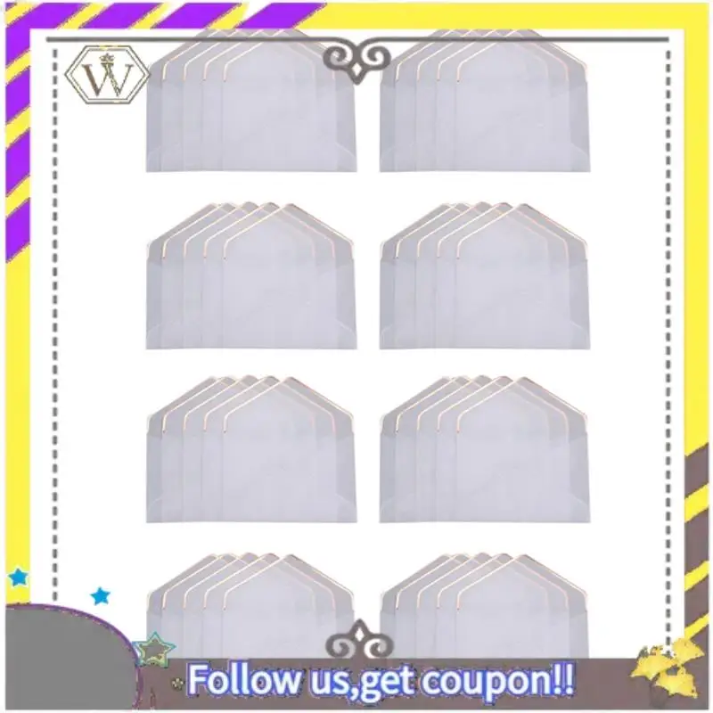 AU33-40Pcs/Set Hot Stamping Printing Paper Envelope Transparent Paper Envelope Wedding Letter Invitation Anniversary Rosegold
AU33-40Pcs/Set Hot Stamping Printing Paper Envelope Transparent Paper Envelope Wedding Letter Invitation Anniversary Rosegold
