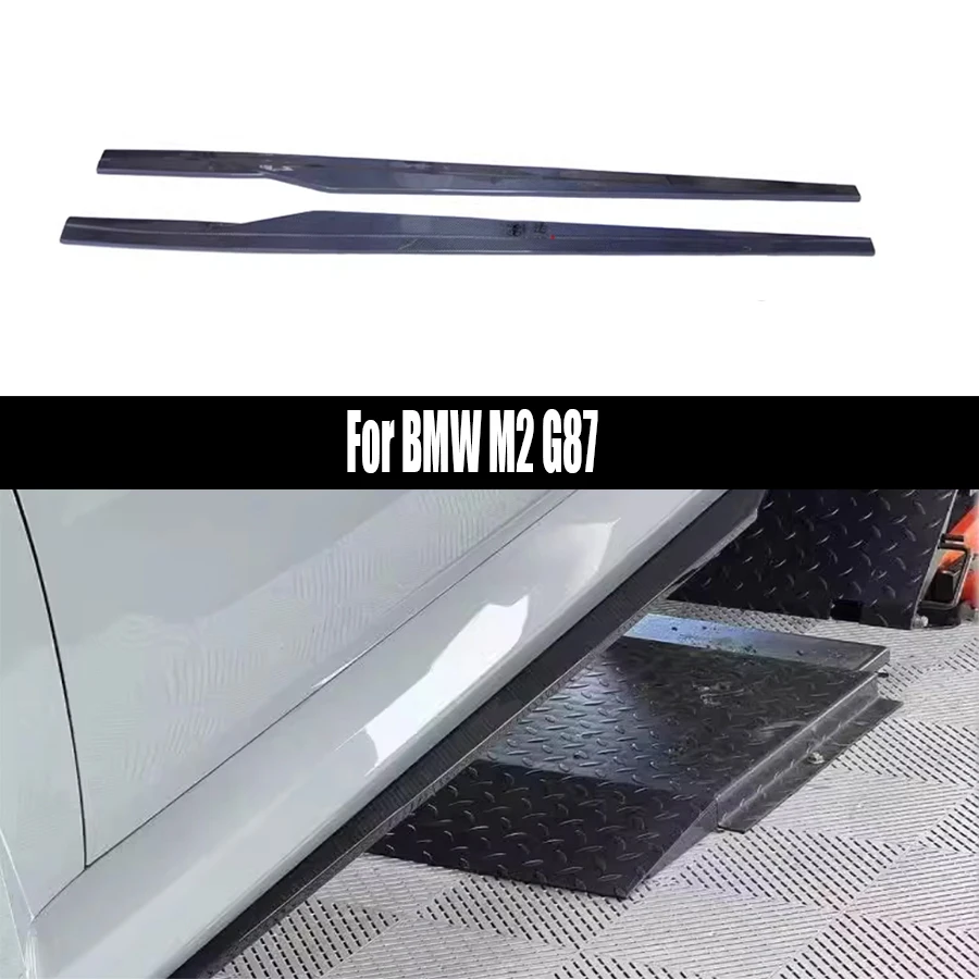 For BMW M2 G87 2021+ Dry Carbon Fiber Side Skirt Side bumper Splitters Side skirts Cupwings Apron Side panel Auto Parts
For BMW M2 G87 2021+ Dry Carbon Fiber Side Skirt Side bumper Splitters Side skirts Cupwings Apron Side panel Auto Parts