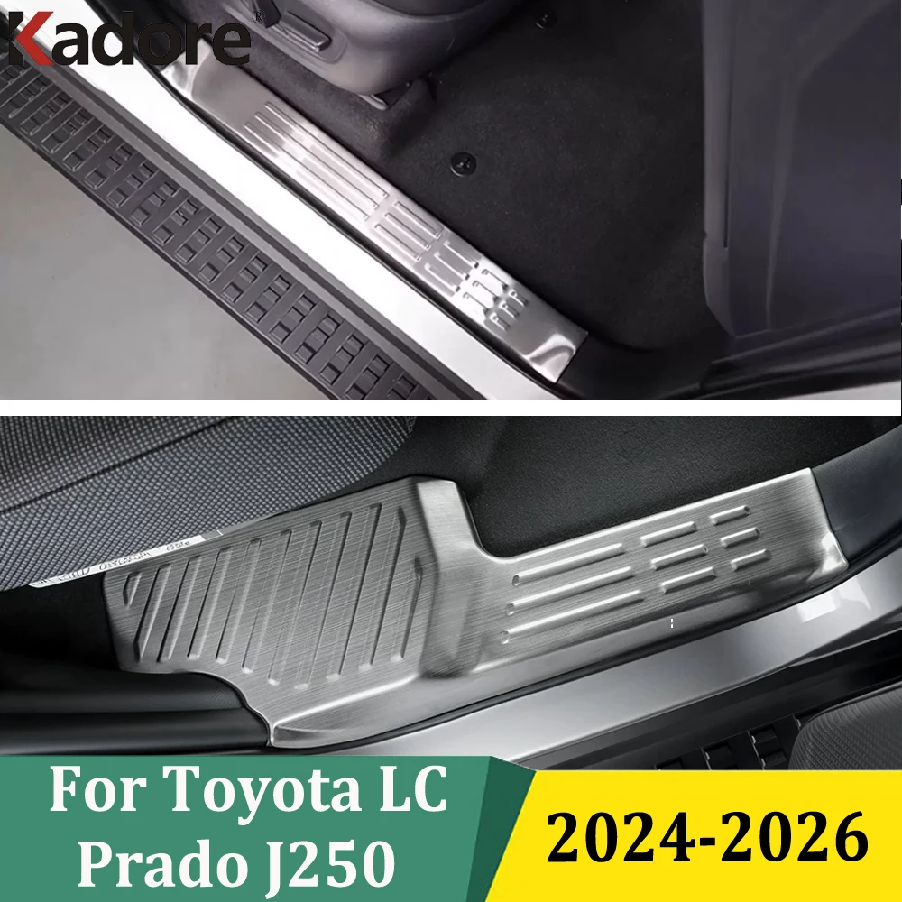 For Toyota Land Cruiser Prado J250 2024-2026 Inner Outer Door Sill Scuff Plates Doors Sills Protectors Car Styling Accessories
For Toyota Land Cruiser Prado J250 2024-2026 Inner Outer Door Sill Scuff Plates Doors Sills Protectors Car Styling Accessories