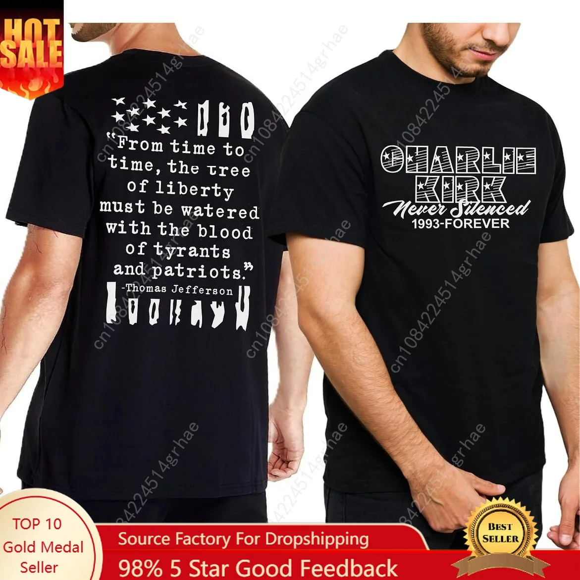 Charlie Kirk Shirt Patrioic American Flag in Memory of Tee R.I.P. Never Silenced 
Charlie Kirk Shirt Patrioic American Flag in Memory of Tee R.I.P. Never Silenced