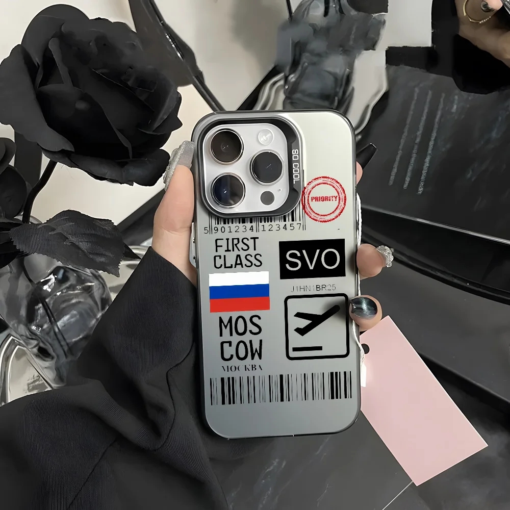 plane travel ticket russia Phone Case For iPhone 16 15 14 13 12 11 Pro Max Black Matte Multicolor Laser Metallic Aurora Cover
plane travel ticket russia Phone Case For iPhone 16 15 14 13 12 11 Pro Max Black Matte Multicolor Laser Metallic Aurora Cover