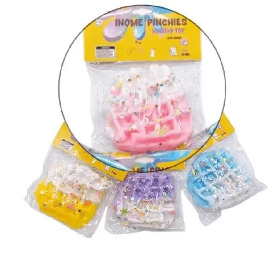 iNOME 10cm Two-Color Waffle Squishy Toy 1-Piece for and Adults — Slow-Rising Stress Relief Sensory Fidget Squeeze Ball, Soft an
iNOME 10cm Two-Color Waffle Squishy Toy 1-Piece for and Adults — Slow-Rising Stress Relief Sensory Fidget Squeeze Ball, Soft an