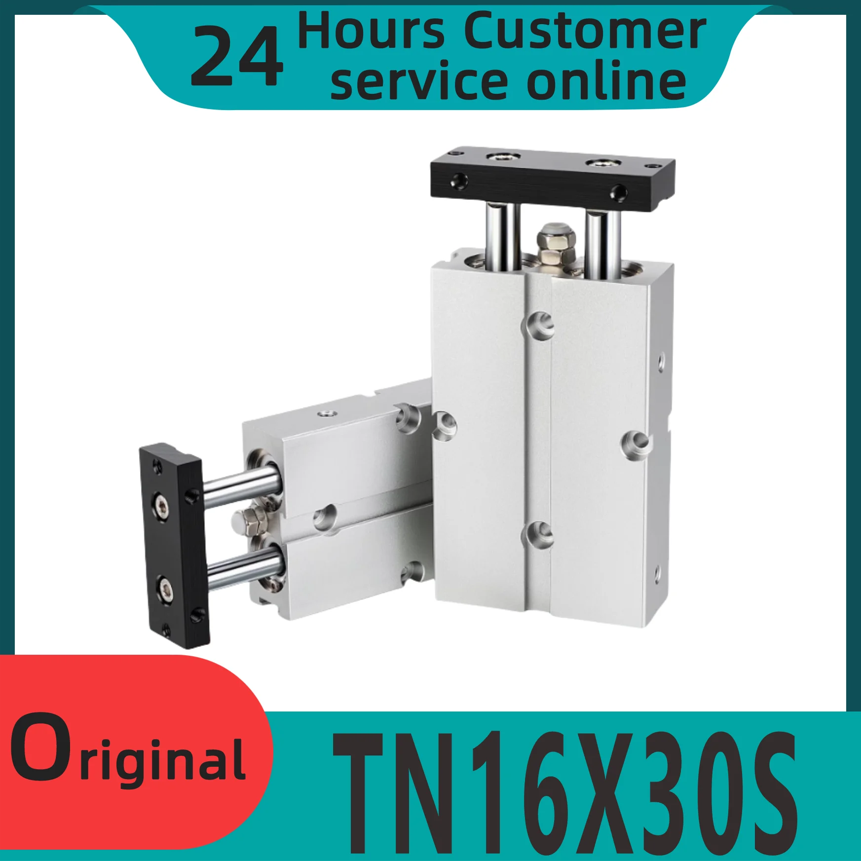 Brand new original TN16X30S TN16X35S TN16X40S TN16X45S dual axis double guide rod cylinder
Brand new original TN16X30S TN16X35S TN16X40S TN16X45S dual axis double guide rod cylinder