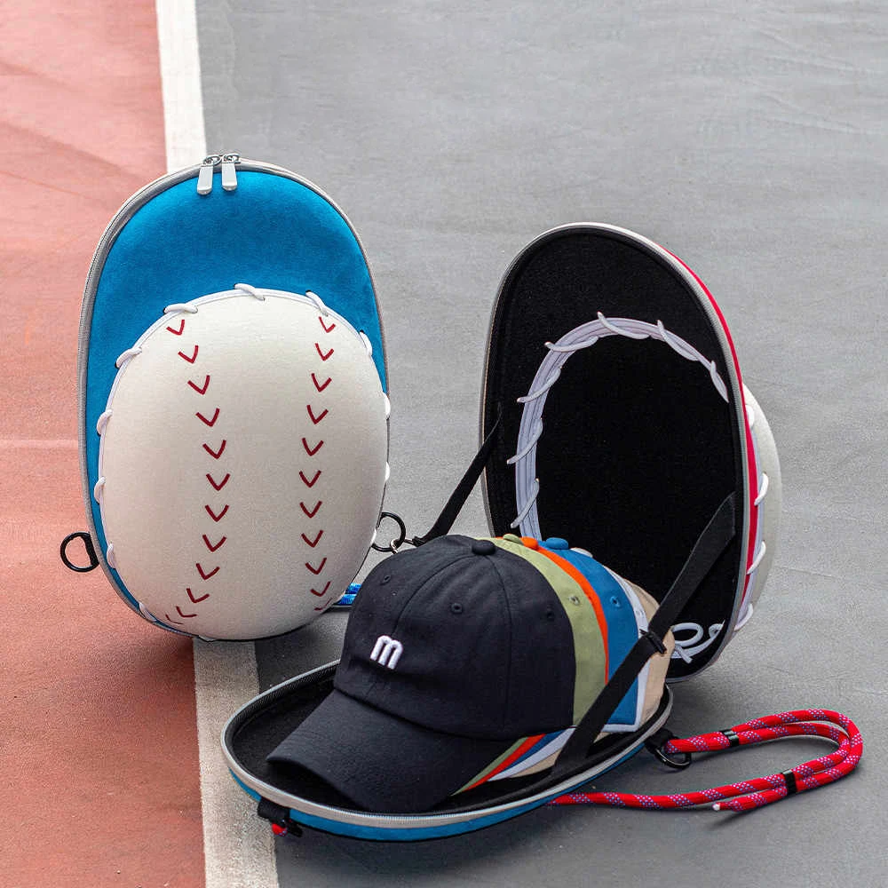 Hard Shell Baseball Cap Storage Bag Travel Outdoor Sports Caps Storage Shoulder Bags Fashion Creative Hat Shaped Backpack
Hard Shell Baseball Cap Storage Bag Travel Outdoor Sports Caps Storage Shoulder Bags Fashion Creative Hat Shaped Backpack