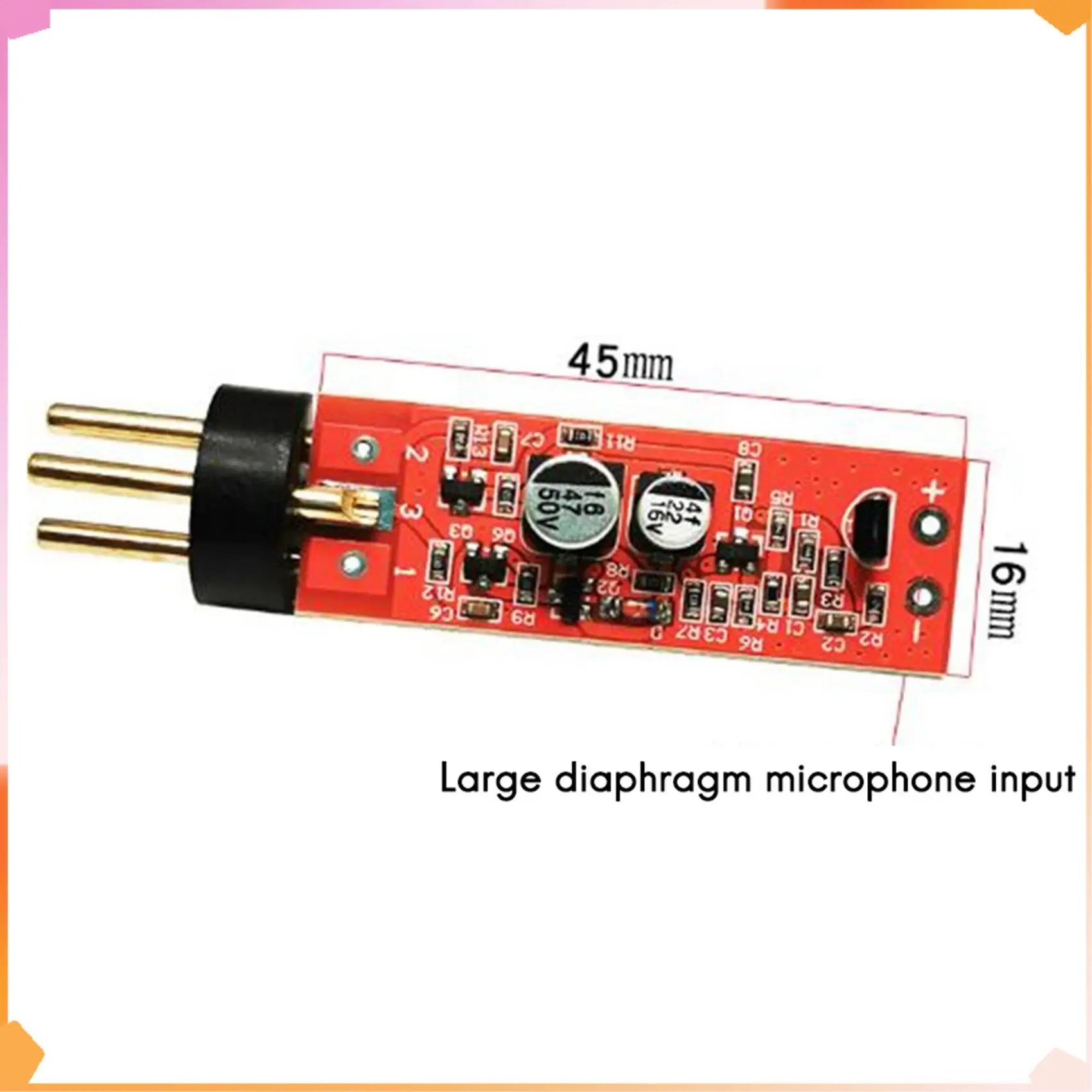 B94A 2X Diaphragm Baby Bottle Condenser Microphone DIY Production Repair Modified Circuit Board With Plug
B94A 2X Diaphragm Baby Bottle Condenser Microphone DIY Production Repair Modified Circuit Board With Plug