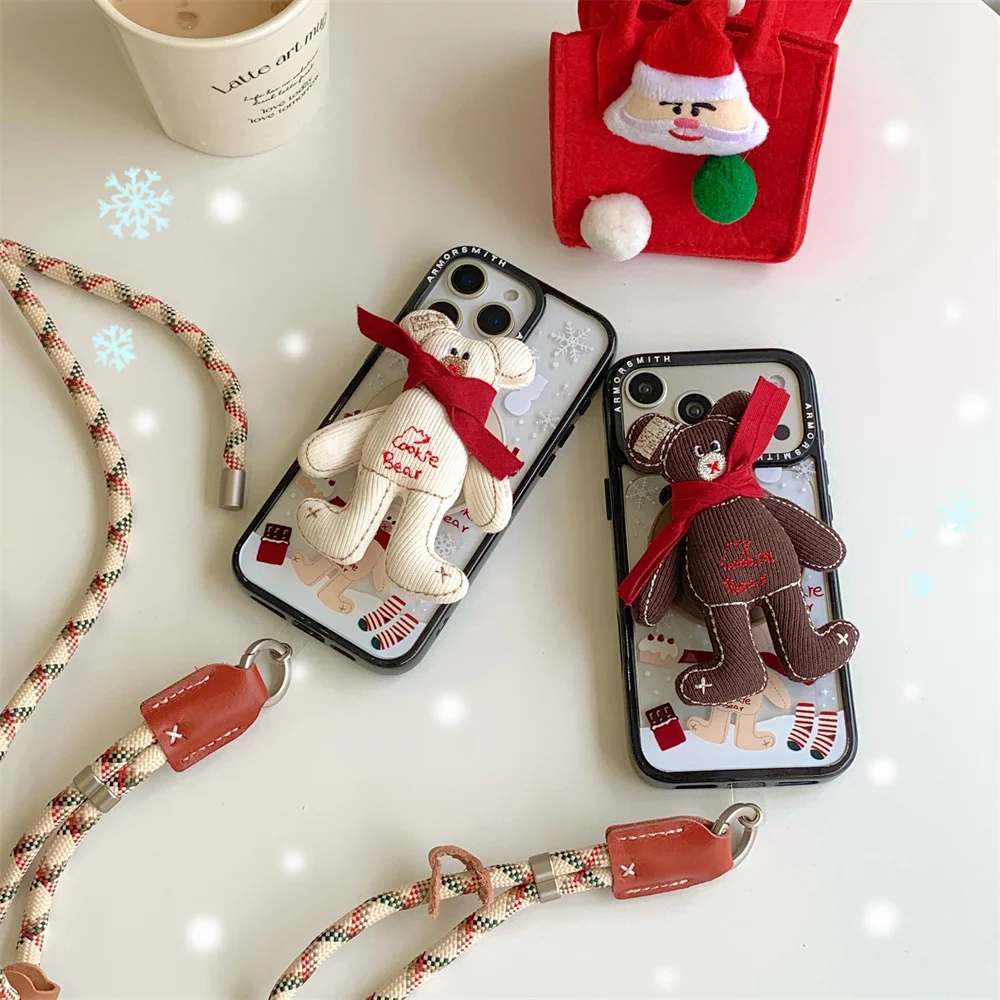 Kawaii plush bear magnetic holder phone case for iPhone 17 Pro 11 12 13 14 plus 15 Pro Max 16 E 16 cover Crossbody Cartoon Case
Kawaii plush bear magnetic holder phone case for iPhone 17 Pro 11 12 13 14 plus 15 Pro Max 16 E 16 cover Crossbody Cartoon Case