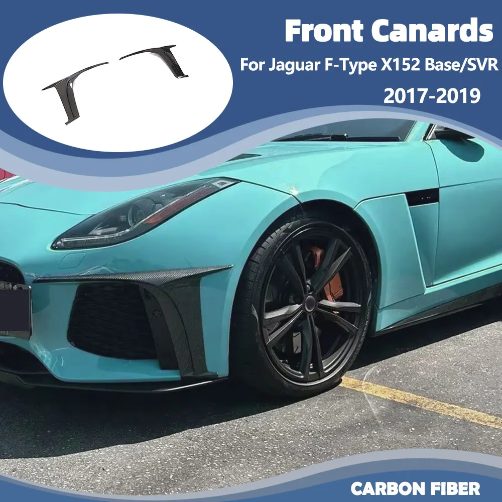 Передние канарды для Jaguar F-TYPE X152 Base/SVR 2-дверный 2017-2019, карбоновые накладки на воздухозаборники переднего бампера
Передние канарды для Jaguar F-TYPE X152 Base/SVR 2-дверный 2017-2019, карбоновые накладки на воздухозаборники переднего бампера