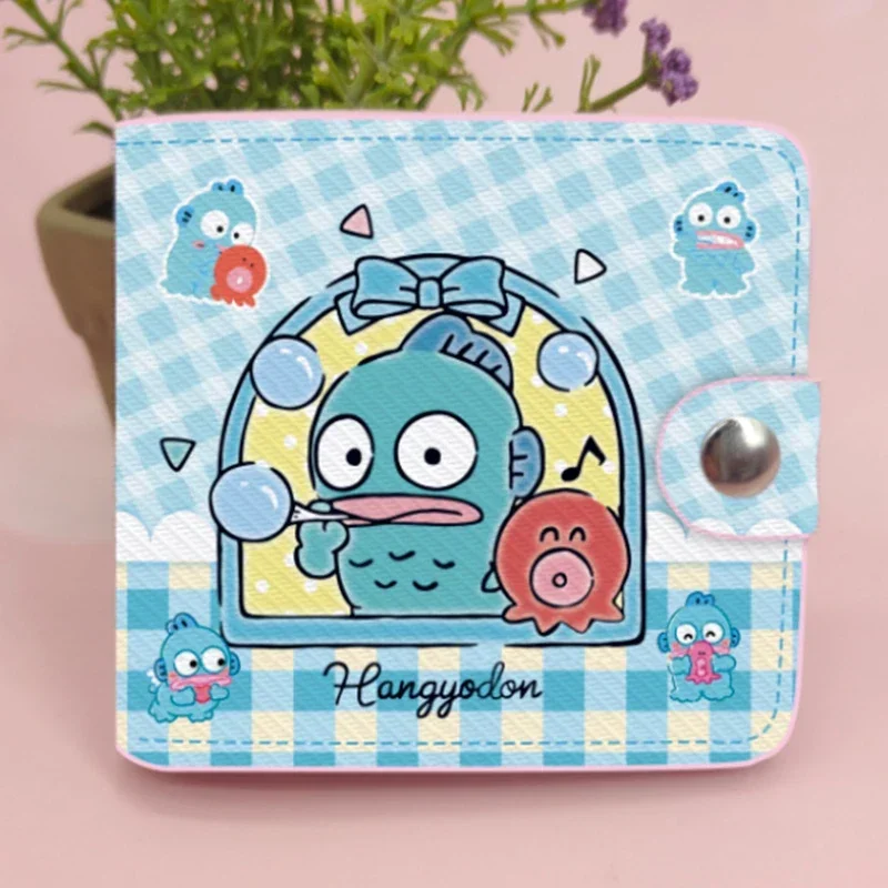 Sanrio Anime Hangyodon Pu Short 2 Fold Wallet Kuromi My Melody Coin Bag Cartoon Cute Hangyodon Card Bag Buttons Gift for Kids
Sanrio Anime Hangyodon Pu Short 2 Fold Wallet Kuromi My Melody Coin Bag Cartoon Cute Hangyodon Card Bag Buttons Gift for Kids