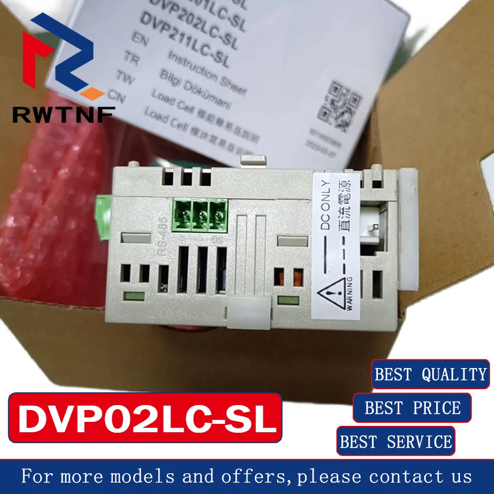 Brand New Genuine DVP02LC-SL Delta PLC controller module,100% original warehouse stock
Brand New Genuine DVP02LC-SL Delta PLC controller module,100% original warehouse stock