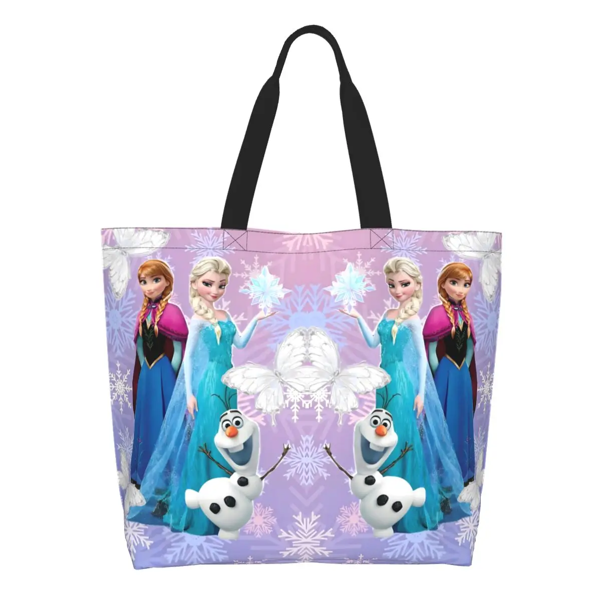 Custom Frozen Canvas Shopping Bags Women Reusable Big Capacity Groceries Animated Musical Fantasy Film Tote Shopper Bags
Custom Frozen Canvas Shopping Bags Women Reusable Big Capacity Groceries Animated Musical Fantasy Film Tote Shopper Bags