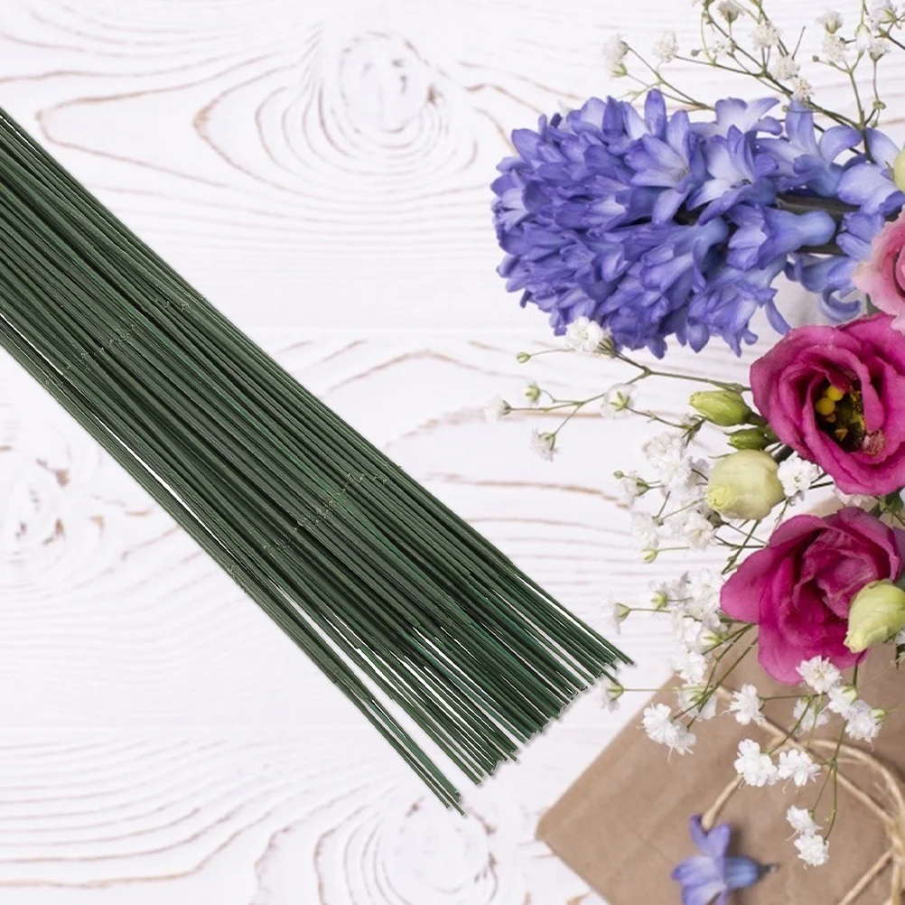 100Pcs Floral Stems Wire Green Iron Core for DIY Flower Arrangements Realistic Artificial Bouquet Crafting Accessories
100Pcs Floral Stems Wire Green Iron Core for DIY Flower Arrangements Realistic Artificial Bouquet Crafting Accessories