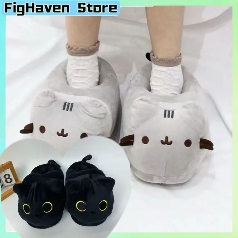 Cartoon Cat Plush Slippers Warm Indoor Home Shoes for Women Men Soft Cozy Fuzzy Slip-On House Slippers Winter good stuff Gifts
Cartoon Cat Plush Slippers Warm Indoor Home Shoes for Women Men Soft Cozy Fuzzy Slip-On House Slippers Winter good stuff Gifts