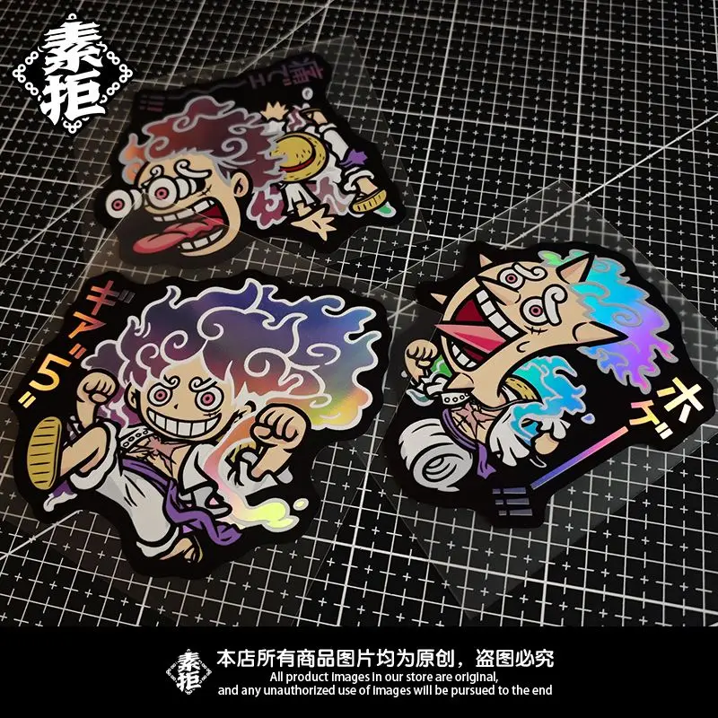 One Piece Nika Monkey D. Luffy Laser Sticker Car Sticker Motorcycle Sticker Waterproof Sunscreen Sticker Scratch Cover Gift
One Piece Nika Monkey D. Luffy Laser Sticker Car Sticker Motorcycle Sticker Waterproof Sunscreen Sticker Scratch Cover Gift