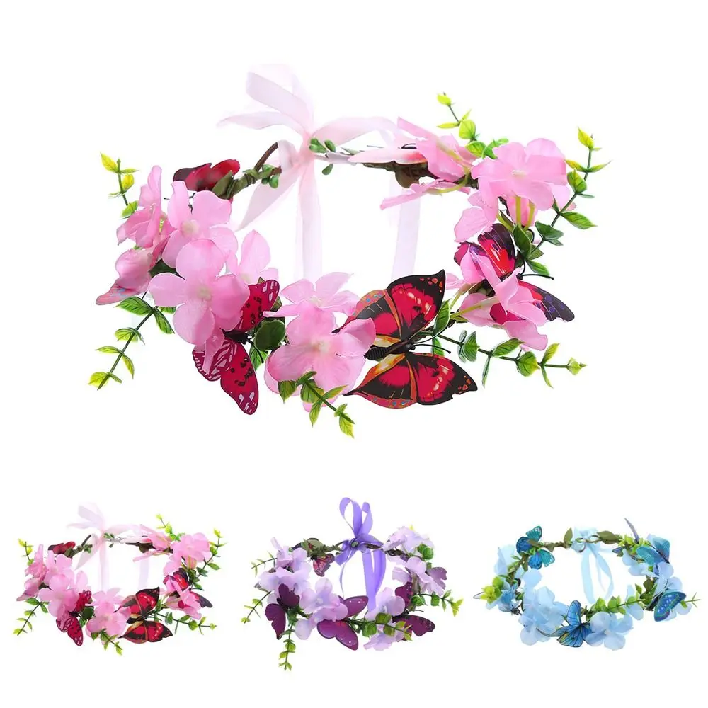 Fashion Women Girls Butterfly Flower Crown Wedding Festival Party Photos Fairy Flower Headband Adjustable Floral Hair Wreath
Fashion Women Girls Butterfly Flower Crown Wedding Festival Party Photos Fairy Flower Headband Adjustable Floral Hair Wreath