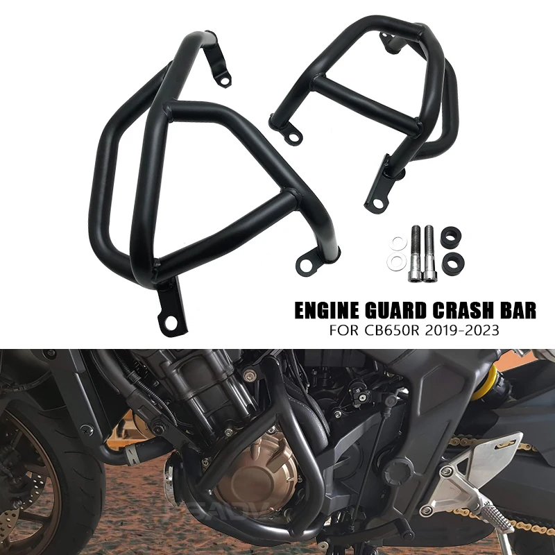 CB650R Motorcycle Engine Guard Crash Bar Frame Bumper Fall Protection Protector For HONDA CB650 R CB 650R 2019-2023 2022 2021
CB650R Motorcycle Engine Guard Crash Bar Frame Bumper Fall Protection Protector For HONDA CB650 R CB 650R 2019-2023 2022 2021