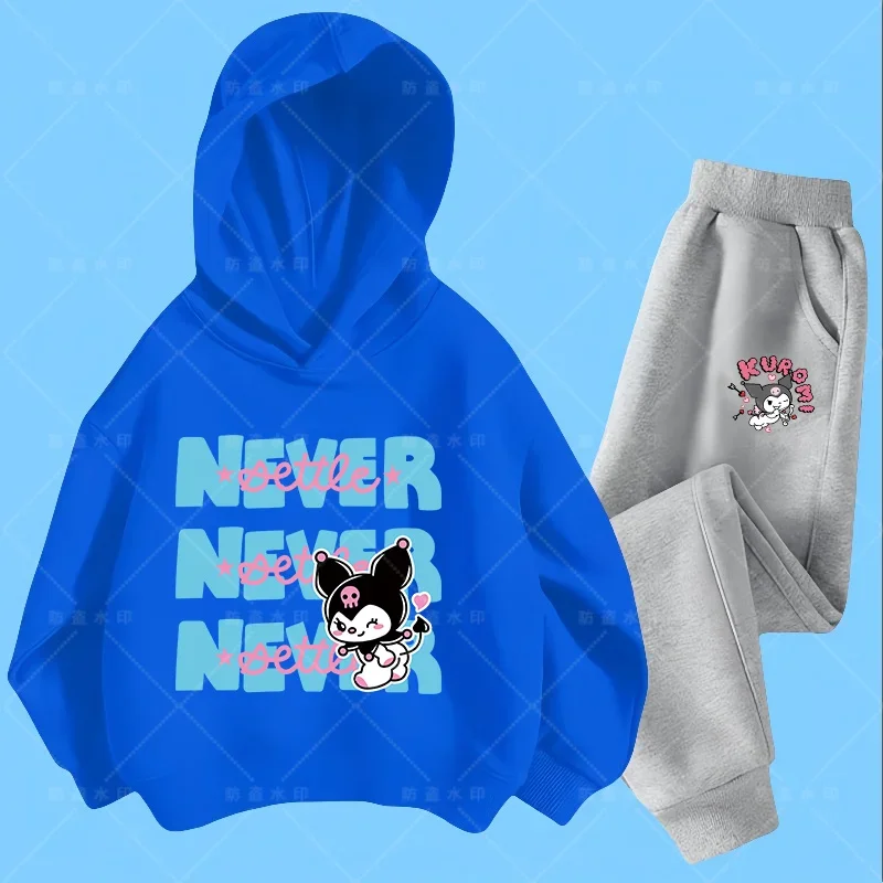 Повседневный Забавный детский спортивный костюм Hello Kitty для мальчиков Kuromi детские толстовки с капюшоном и длинные брюки комплект из 2 предметов для маленьких девочек Детские костюмы Спортивный костюм
Повседневный Забавный детский спортивный костюм Hello Kitty для мальчиков Kuromi детские толстовки с капюшоном и длинные брюки комплект из 2 предметов для маленьких девочек Детские костюмы Спортивный костюм