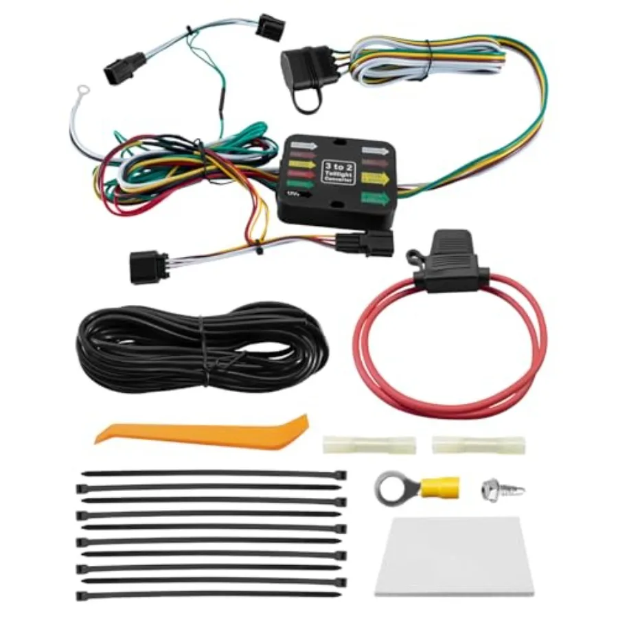 Trailer Wire Harness for Trailer Lights Connect Fit for Hyundai Palisade 2023-2025 Replace 56491 4 Pin Trailer Hitch Wiring Har
Trailer Wire Harness for Trailer Lights Connect Fit for Hyundai Palisade 2023-2025 Replace 56491 4 Pin Trailer Hitch Wiring Har