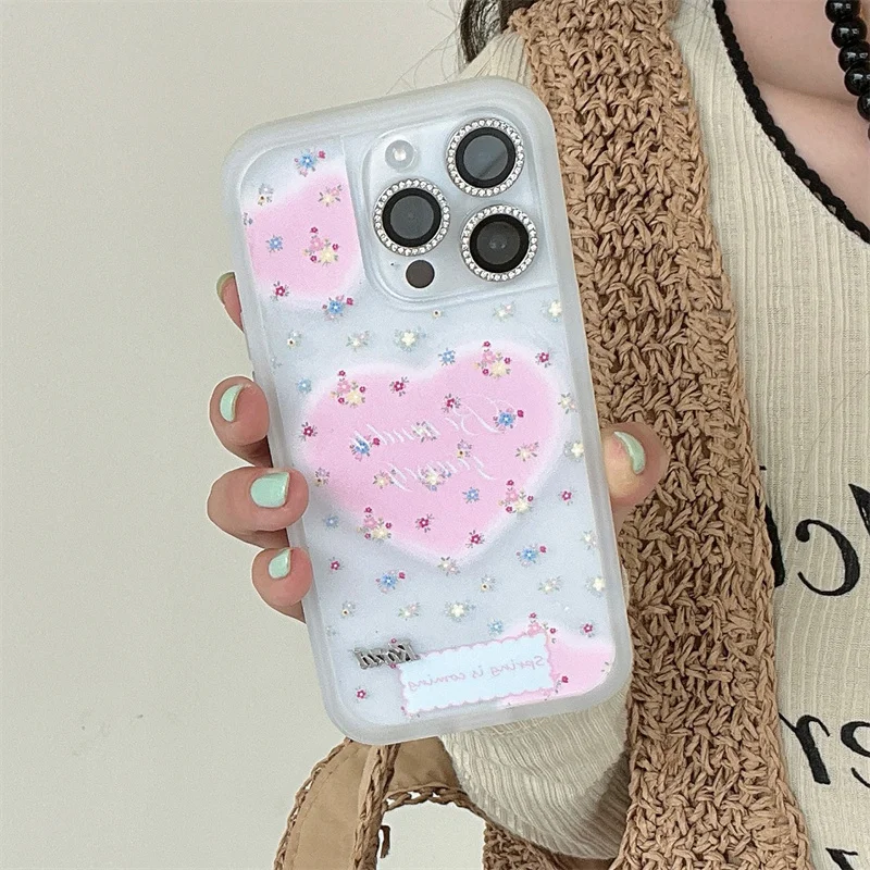 Cute Small Flower Phone Case for Women, Shockproof Silicone Cases, Cover for iPhone 15 Pro, 12, 14, 13 Pro Max, Korean
Cute Small Flower Phone Case for Women, Shockproof Silicone Cases, Cover for iPhone 15 Pro, 12, 14, 13 Pro Max, Korean