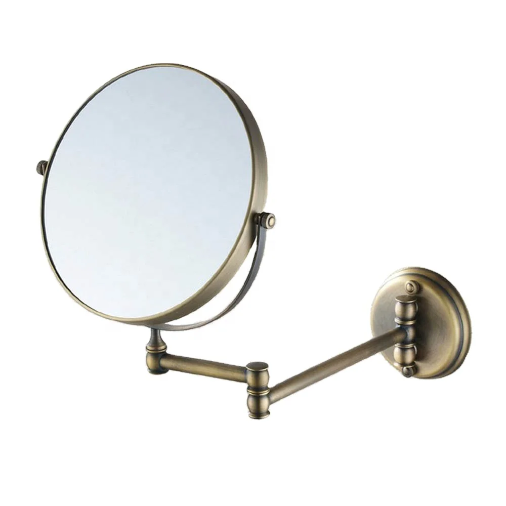 Antique Bathroom Mirror Wall Mounted Cosmetic Mirror With Retractable Arm
Antique Bathroom Mirror Wall Mounted Cosmetic Mirror With Retractable Arm