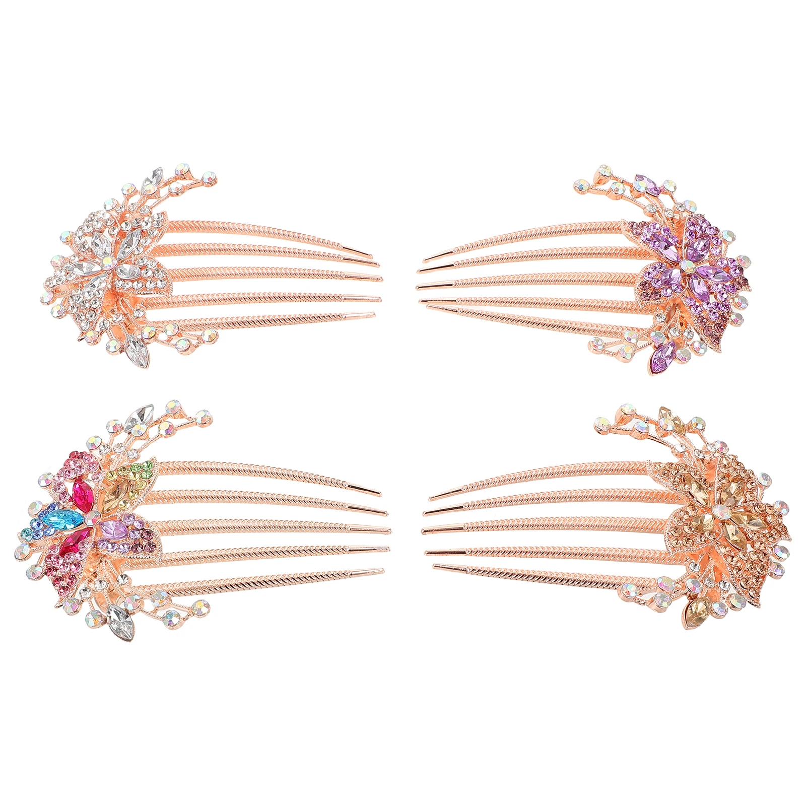 4 Pcs Ancient Style Hairpin Bridal Accessories Comb Mini French Rhinestone Side Combs Retro Hairdressing for Women Vintage
4 Pcs Ancient Style Hairpin Bridal Accessories Comb Mini French Rhinestone Side Combs Retro Hairdressing for Women Vintage