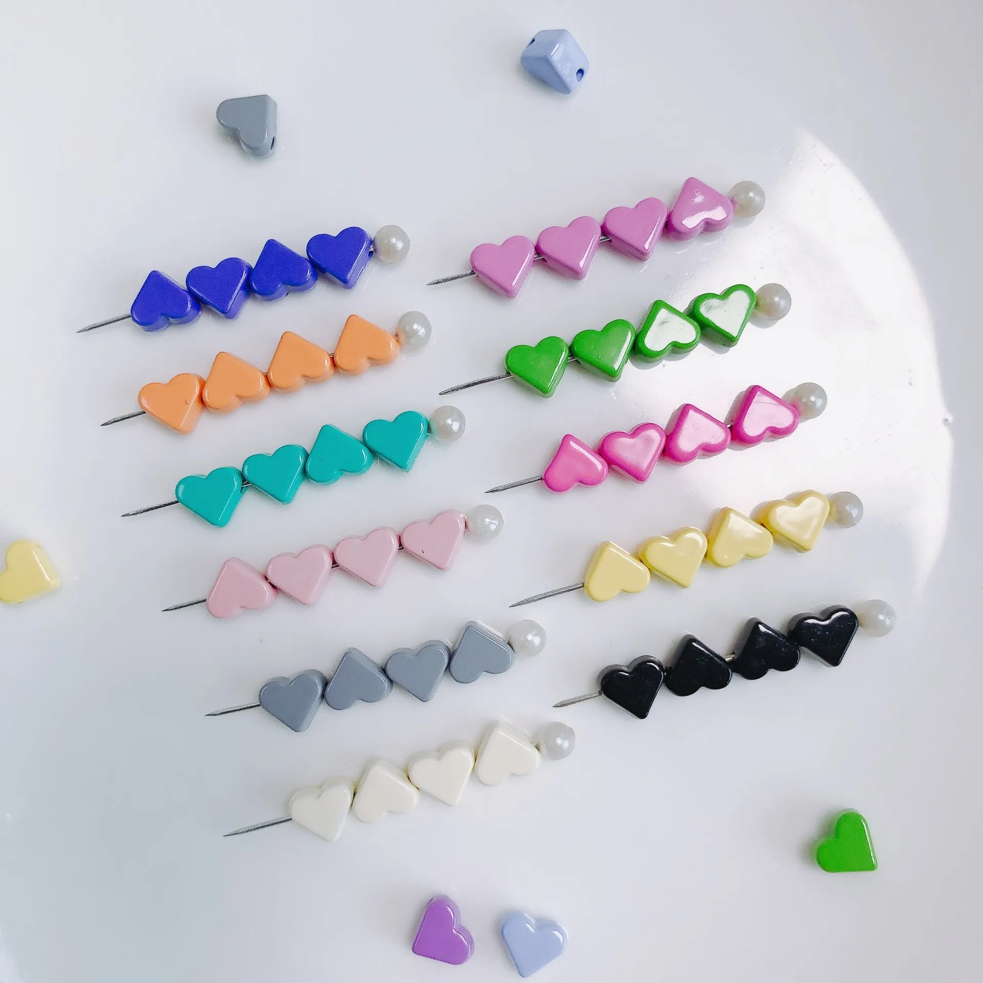 Colorful Love Straight Hole Loose Bead Alloy Jewelry Material DIY Beaded Handmade Necklace Bracelet Accessories Wholesale
Colorful Love Straight Hole Loose Bead Alloy Jewelry Material DIY Beaded Handmade Necklace Bracelet Accessories Wholesale
