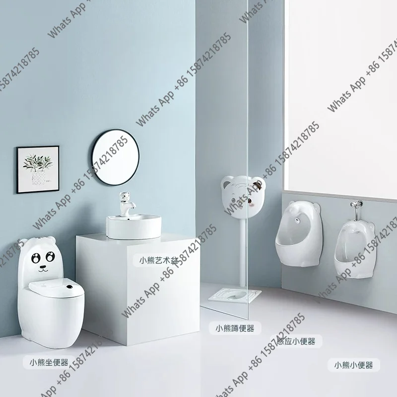 Xv Kindergarten Bear Series Children's Toilet Squat Toilet Induction Urinal Squatting Toilet Sink Ceramic
Xv Kindergarten Bear Series Children's Toilet Squat Toilet Induction Urinal Squatting Toilet Sink Ceramic