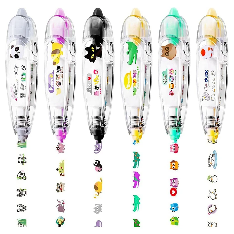 6Pcs DIY Lace Correction Decoration Tape Pen Cute Erasers Magic Pens Press Type Decorative Pen
6Pcs DIY Lace Correction Decoration Tape Pen Cute Erasers Magic Pens Press Type Decorative Pen