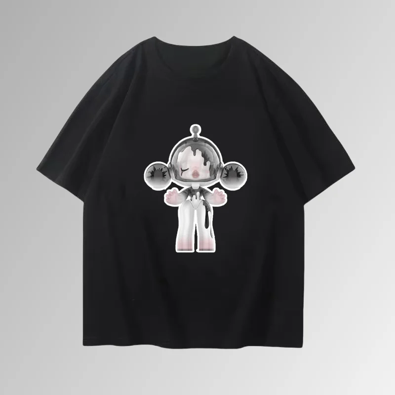 25 Pop Up Bubble MT с коротким рукавом и принтом, свободная черно-белая футболка больших размеров с коротким рукавом, модный повседневный дизайн, топ
25 Pop Up Bubble MT с коротким рукавом и принтом, свободная черно-белая футболка больших размеров с коротким рукавом, модный повседневный дизайн, топ