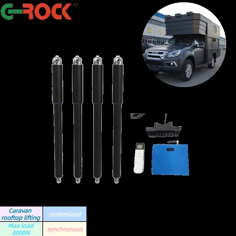 Four Synchronous Roof Lifting Electric Linear Actuators for Trailer and RV
Four Synchronous Roof Lifting Electric Linear Actuators for Trailer and RV