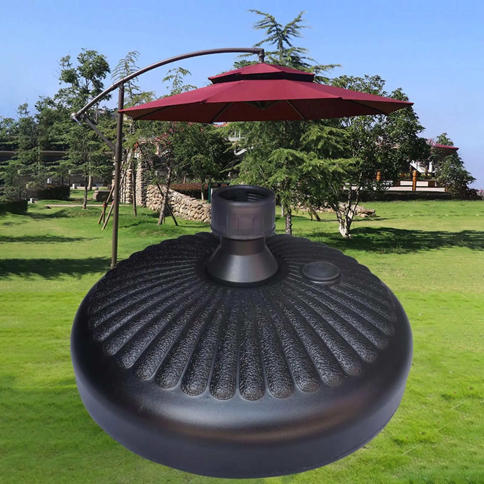 Patio Umbrella Stand Base Ultra Durable Plastic Secure Knob for Garden Balcony Swimming Pool Summer Use
Patio Umbrella Stand Base Ultra Durable Plastic Secure Knob for Garden Balcony Swimming Pool Summer Use