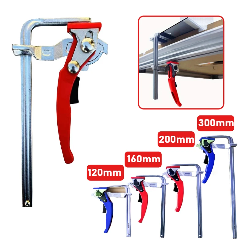 F-зажимы Настольный зажим с храповым механизмом 120 мм/160 мм/200 мм/300 мм Диапазон зажима Зажим для быстрой пилы для стола MFT и системы направляющих
F-зажимы Настольный зажим с храповым механизмом 120 мм/160 мм/200 мм/300 мм Диапазон зажима Зажим для быстрой пилы для стола MFT и системы направляющих