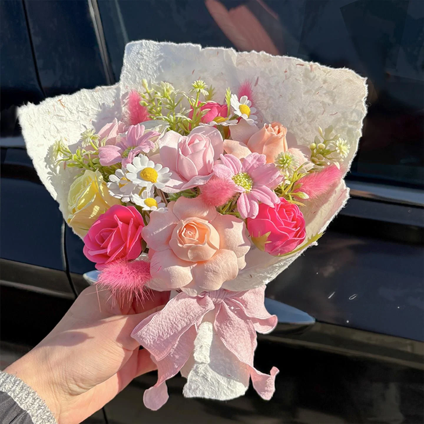520 Gift New Soap Flower Realistic Small Rose Bouquet Long-Lasting Artificial Flowers Handheld Durable Creative Festival Supp...
520 Gift New Soap Flower Realistic Small Rose Bouquet Long-Lasting Artificial Flowers Handheld Durable Creative Festival Supp...