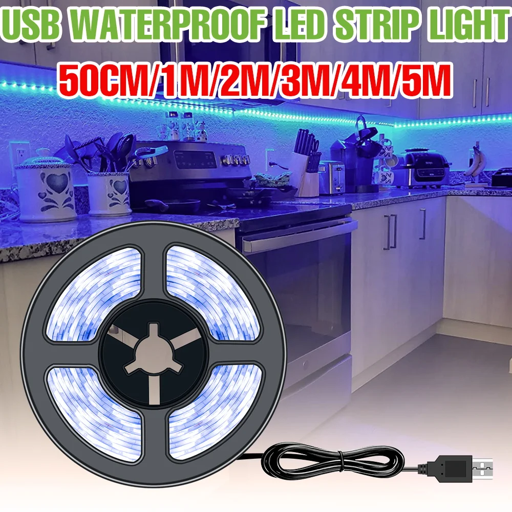 LED USB Strip Light IP65 Waterproof Flexible Tape Lamp TV Screen Desktop PC Case Backlight Diode Stair Bedside Decoration Lights
LED USB Strip Light IP65 Waterproof Flexible Tape Lamp TV Screen Desktop PC Case Backlight Diode Stair Bedside Decoration Lights