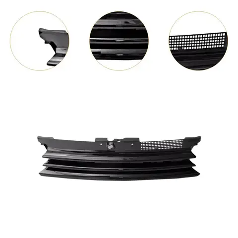 Front Bumper Hood Grille For -VW -Golf 4 MK4 GTI R32 1997-2004 OEM 1J0853655G Better Airflow Racing Style Auto Body Part