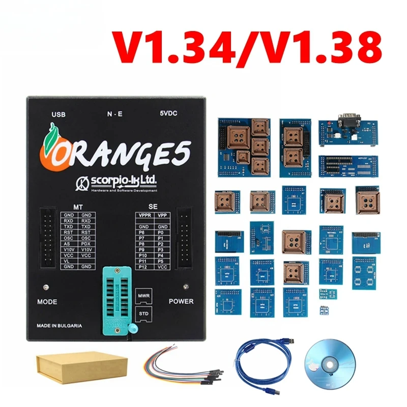 Топ V1.38 Новый Orange5 с полными адаптерами Инструмент для программатора ЭБУ Оранжевый 5 V1.34 Аппаратное обеспечение для программирования + улучшенное
Топ V1.38 Новый Orange5 с полными адаптерами Инструмент для программатора ЭБУ Оранжевый 5 V1.34 Аппаратное обеспечение для программирования + улучшенное