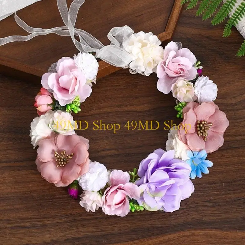 49MD Цветочные повязки на голову Женщины Невеста Цветочная Корона Невеста Цветочный венок Свадебный
49MD Цветочные повязки на голову Женщины Невеста Цветочная Корона Невеста Цветочный венок Свадебный