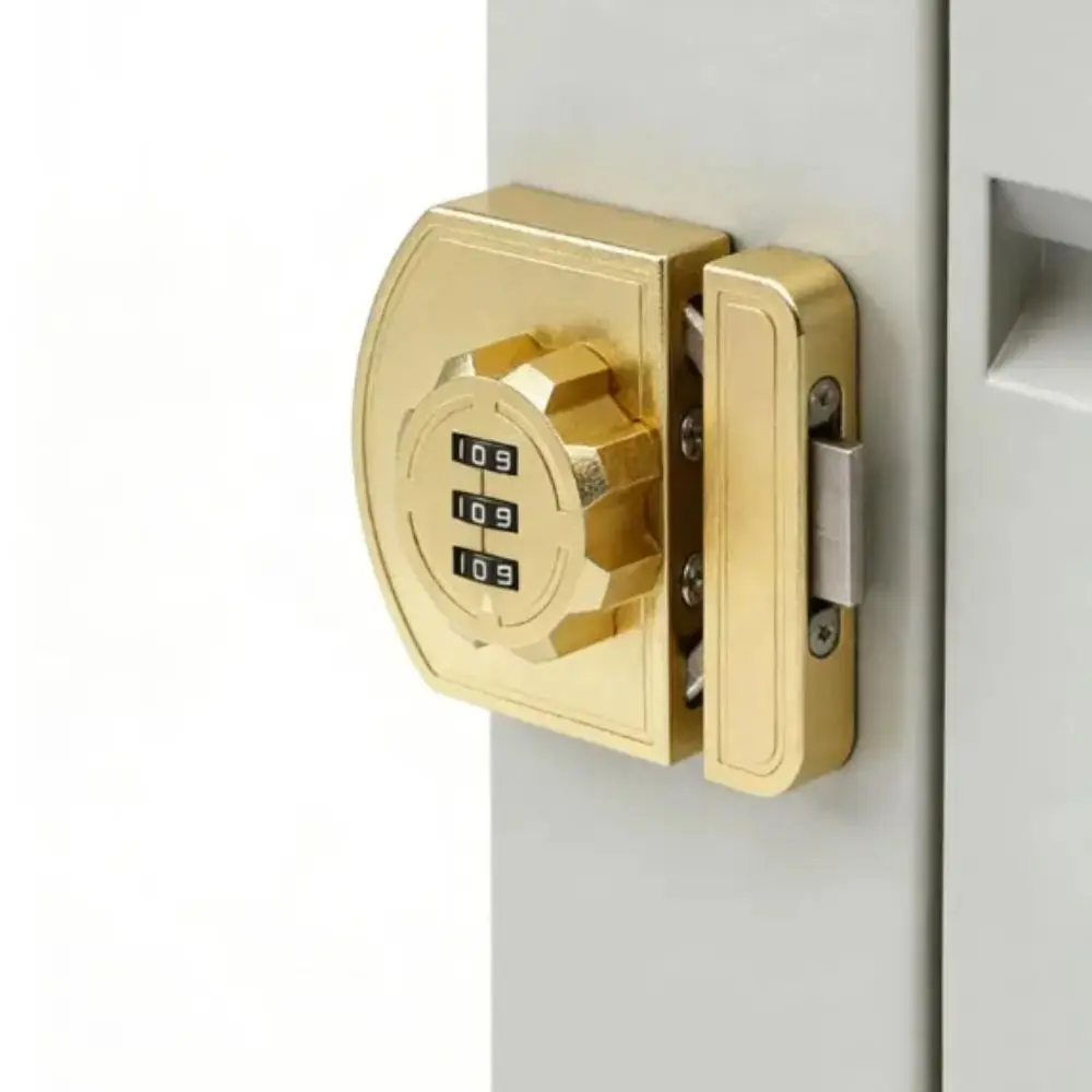 No Drill Installation Rotational Drawer Lock Zinc Alloy Construction Rotary Operation Password Lock Glow Mechanism
No Drill Installation Rotational Drawer Lock Zinc Alloy Construction Rotary Operation Password Lock Glow Mechanism