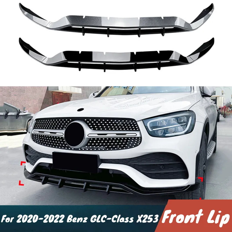 For 2020-2022 Benz GLC-Class X253 3pcs/Set Car Front Bumper Splitter Lip BodyKit Protector Guard Exterior Tuning Accessories
For 2020-2022 Benz GLC-Class X253 3pcs/Set Car Front Bumper Splitter Lip BodyKit Protector Guard Exterior Tuning Accessories